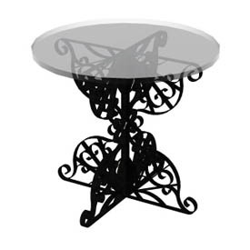 Iron & Glass table 3D Object | FREE Artlantis Objects Download